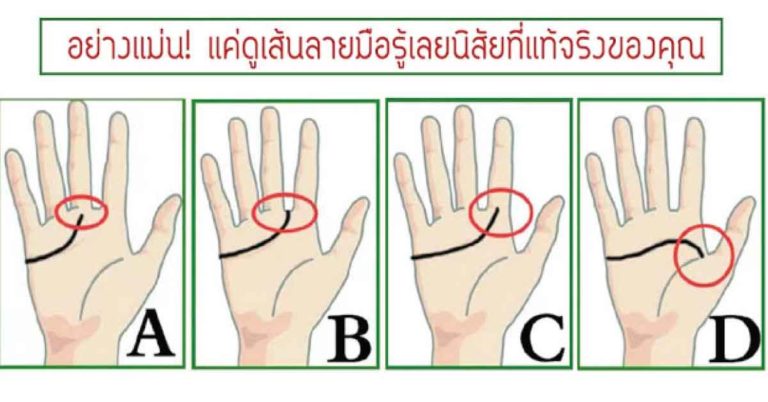 อย่างแม่น!! ดูดวงเส้นลายมือรู้เลยนิสัยที่แท้จริงของคุณ!