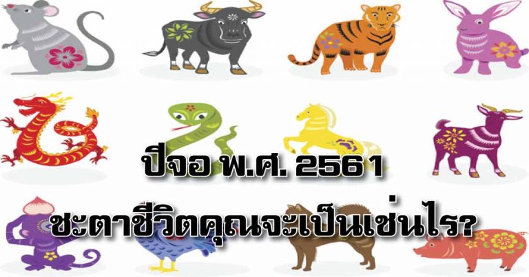 ปีจอ พ.ศ. 2561 ชะตาชีวิตของคุณจะเป็นเช่นไร?