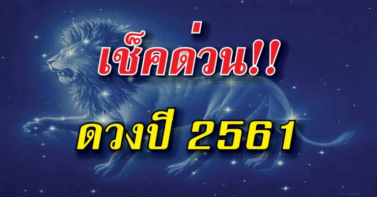 ดูดวงปีหน้า 2561 พยากรณ์โชคชะตา การงาน การเงิน ความรัก