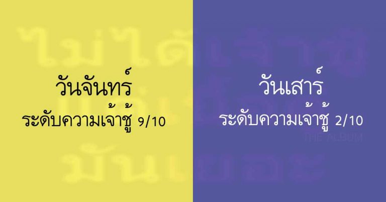 ระดับความเจ้าชู้ แต่ละวันเกิด มาดูกันว่าคุณเจ้าชู้ระดับที่เท่าไหร่?