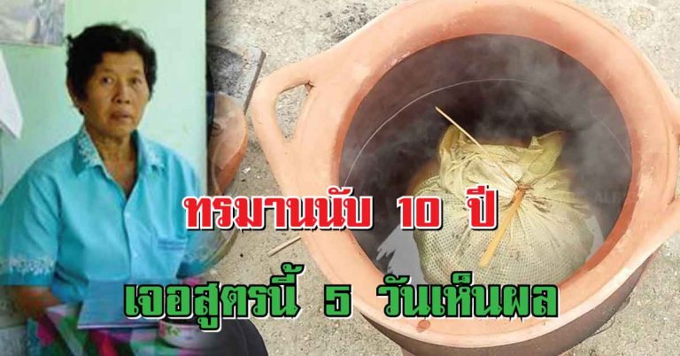 คุณยาย ทนทรมานกับ อัมพฤกษ์-อัมพาต เจ็บปวดทรมานกว่า 10 ปี แต่หลังจากที่ได้ดื่มน้ำสมุนไพรสูตรนี้เข้าไป แค่ 5 วันรู้ผล