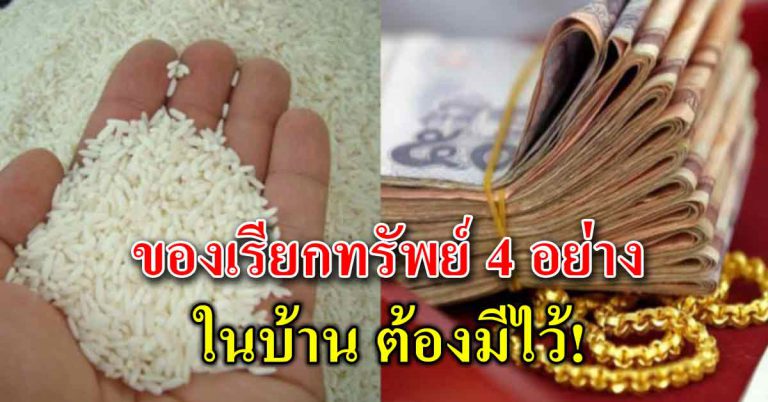 ของ 4 อย่าง มีไว้ในบ้าน ช่วยเรียกทรัพย์เงินทอง วางให้ถูกตำแหน่ง