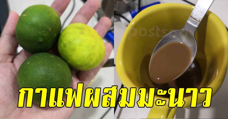 กาแฟผสมมะนาว น้ำมันมะพร้าว 6 อย่าง ส่งผลดีเลิศมากขนาดนี่เลย