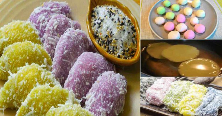 ขนมถั่วแปบ สูตรขนมโบราณ หวานหอม สีสันน่าทาน