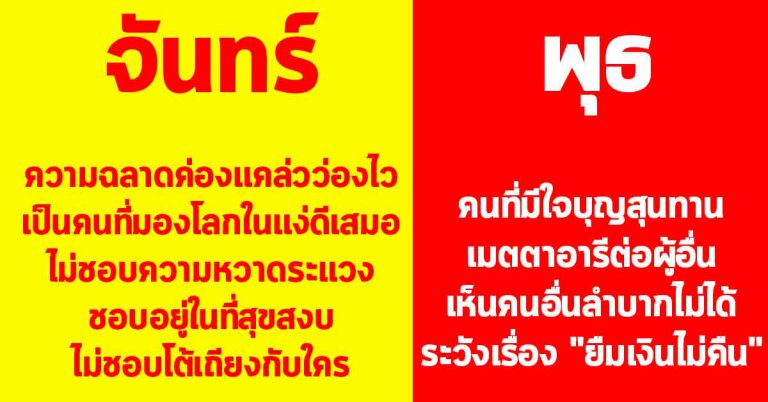 ทายนิสัยตามวันเกิด 7 วัน บอกความเจ้าชู้ เเม่นสุดๆไปเลย