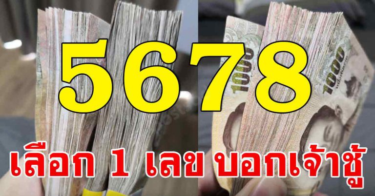 เลือกตัวเลข 1 ตัวที่ชอบ บอกความเจ้าชู้ในตัวได้ เลขไหนรวย