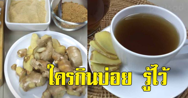 เขากินขิงติดต่อกัน 1 เดือน ส่งผลลัพธ์ต่อร่างกาย สรรพคุณเพียบ