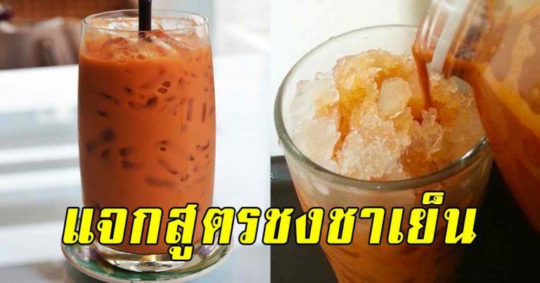 สูตรชงชาเย็น แบบเข้มข้น หอมหวานมัน ทำกินทำขายได้