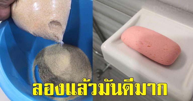 เเค่มีเศษสบู่ในห้องน้ำ น้ำตาลทราย หายเกลี้ยง ง่ายๆ