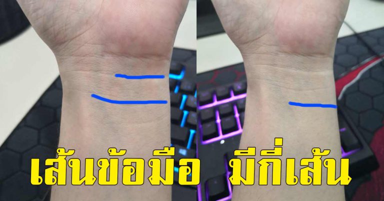 เส้นข้อมือ 4 เส้น สื่อได้ถึงอนาคต มีชีวิตเป็นยังไง