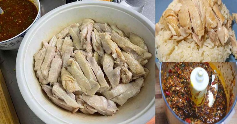 แจกสูตรให้ไปทำ ข้าวมันไก่ วิธีการต้มไก่และตำน้ำจิ้มครบ 3 รส