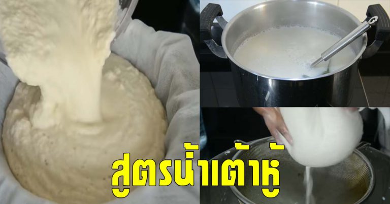 สูตรน้ำเต้าหู้ทำขาย ป้าเอามาให้ พร้อมทำตาม ไว้ขายได้เลย