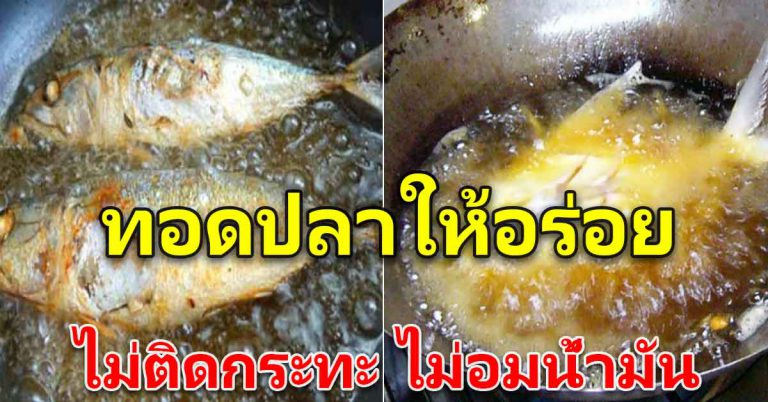 แม่บ้านรู้เทคนิคดีๆ ทอดปลา ให้กรอบนานอร่อย ไม่ติดที่กระทะ