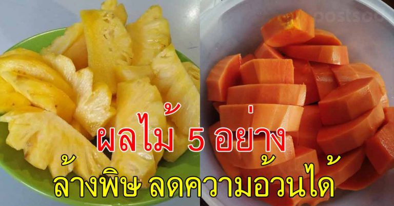 ผลไม้ 5 อย่าง หมอแนะกินให้บ่อยๆ ผลลัพธ์ดูแลร่างกายมาเป็น 10 ปี