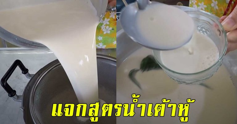 2 สูตรน้ำเต้าหู้ ทำขายสร้างอาชีพ อร่อยหอมมัน