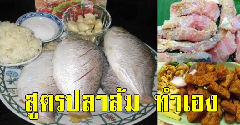 ทำปลาส้ม สูตรนี่เปรี้ยวกำลังดีเนื้ออร่อยเหมือนที่ร้าน